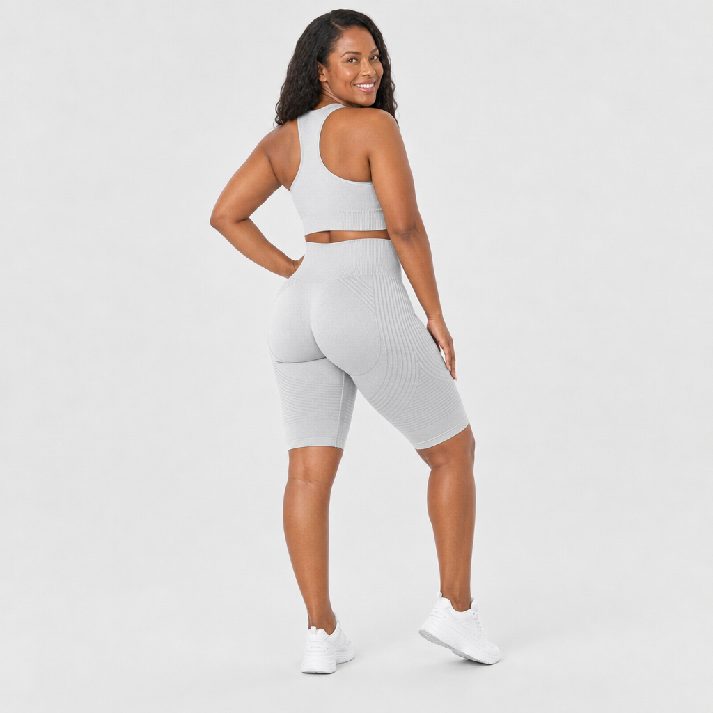 POWERSHORTS™ | High-Waisted 3D Sculpting Shorts - Anti-Chafing (up)
